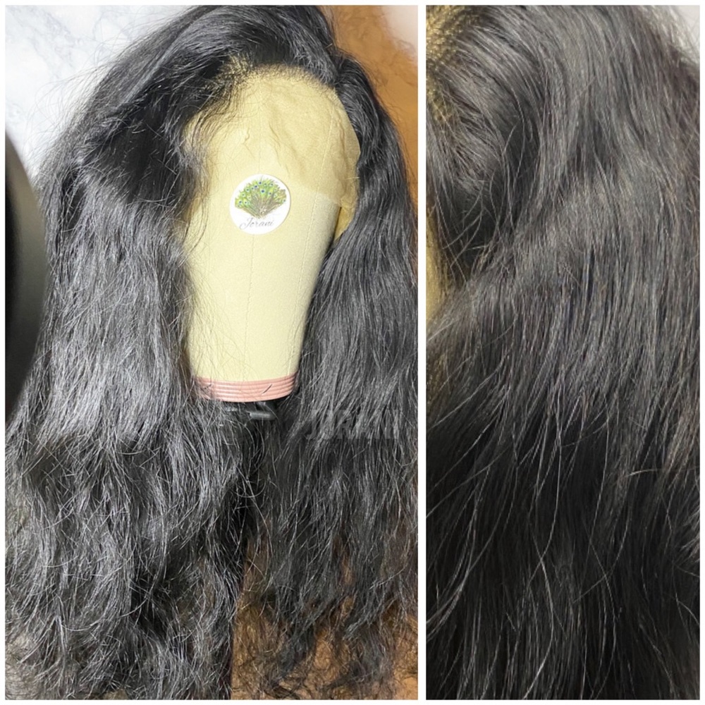 Raw Cambodian 24” Wavy Full Lace Wig